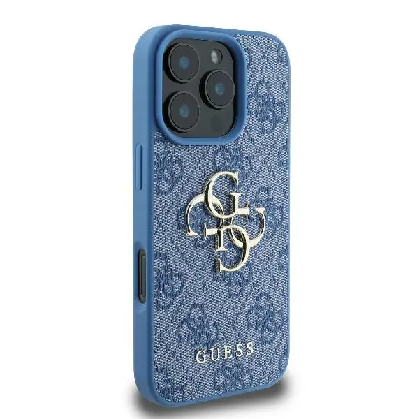 Etui Guess hardcase 4G Big Logo do iPhone 16 Pro Max Niebieski