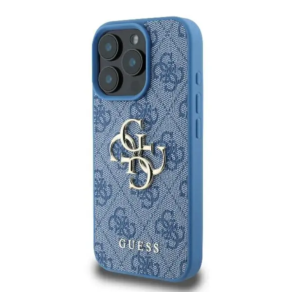 Etui Guess hardcase 4G Big Logo do iPhone 16 Pro Max Niebieski