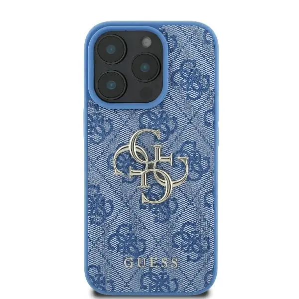 Etui Guess hardcase 4G Big Logo do iPhone 16 Pro Max Niebieski