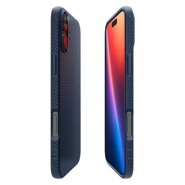 Etui Spigen Liquid Air do iPhone 16 Granatowy