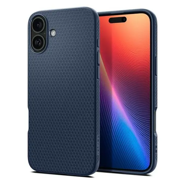 Etui Spigen Liquid Air do iPhone 16 Granatowy