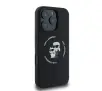 Etui Karl Lagerfeld Silicone Karl&Choupette Ring MagSafe do iPhone 16 Pro Max Czarny