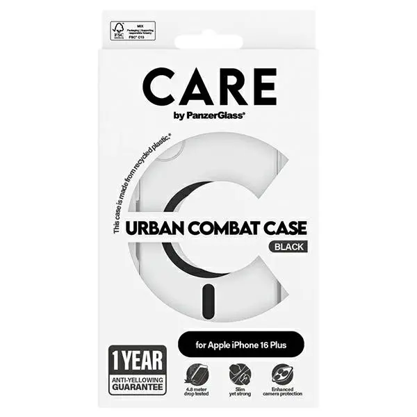 Etui PanzerGlass Flagship Case MagSafe do iPhone 16 Plus Czarny