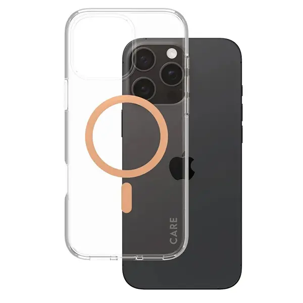 Etui PanzerGlass Flagship MagSafe do iPhone 16 Pro Max Brzoskwiniowy
