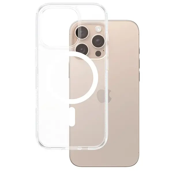 Etui PanzerGlass HardCase MagSafe do iPhone 16 Pro Max Przezroczysto-biały