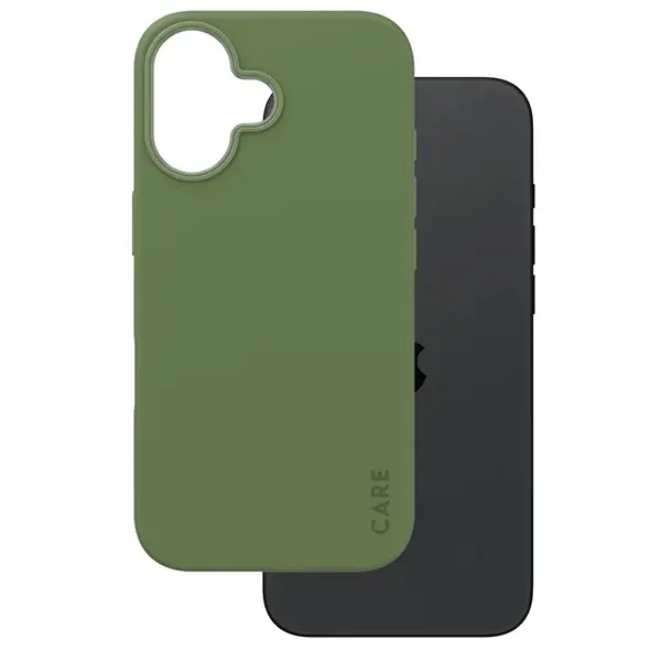 Etui PanzerGlass Fearlessly Fashionable MagSafe do iPhone 16 Zielony