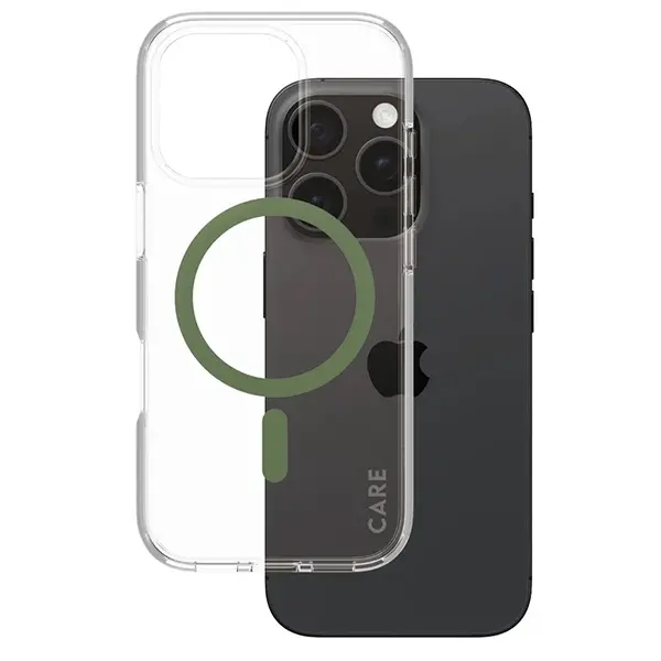 Etui PanzerGlass Flagship Case MagSafe do iPhone 16 Pro Zielony