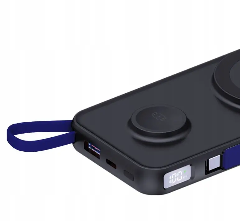 Powerbank 3mk PasteUP 10000mAh 22,5W MagSafe Qi Czarny