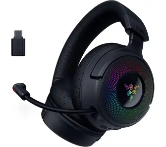 Słuchawki bezprzewodowe z mikrofonem Razer Kraken V4 Nauszne Czarny