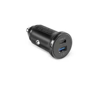 Ładowarka samochodowa SBS USB-C USB-A 10W 2.1A Czarny