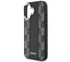 Etui DKNY Checkered Pattern MagSafe do iPhone 16 Plus Czarny