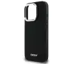 Etui DKNY Plain Silver Logo MagSafe do iPhone 16 Pro Czarny