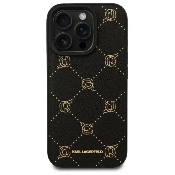 Etui Karl Lagerfeld MagSafe Karl Head do iPhone 16 Pro Czarny