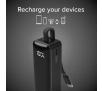 Powerbank SBS TEBB5000LCDTCK 5000mAh 10W Wbudowany kabel USB-C Czarny