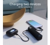 Powerbank SBS TEBB5000LCDTCK 5000mAh 10W Wbudowany kabel USB-C Czarny