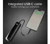 Powerbank SBS TEBB5000LCDTCK 5000mAh 10W Wbudowany kabel USB-C Czarny