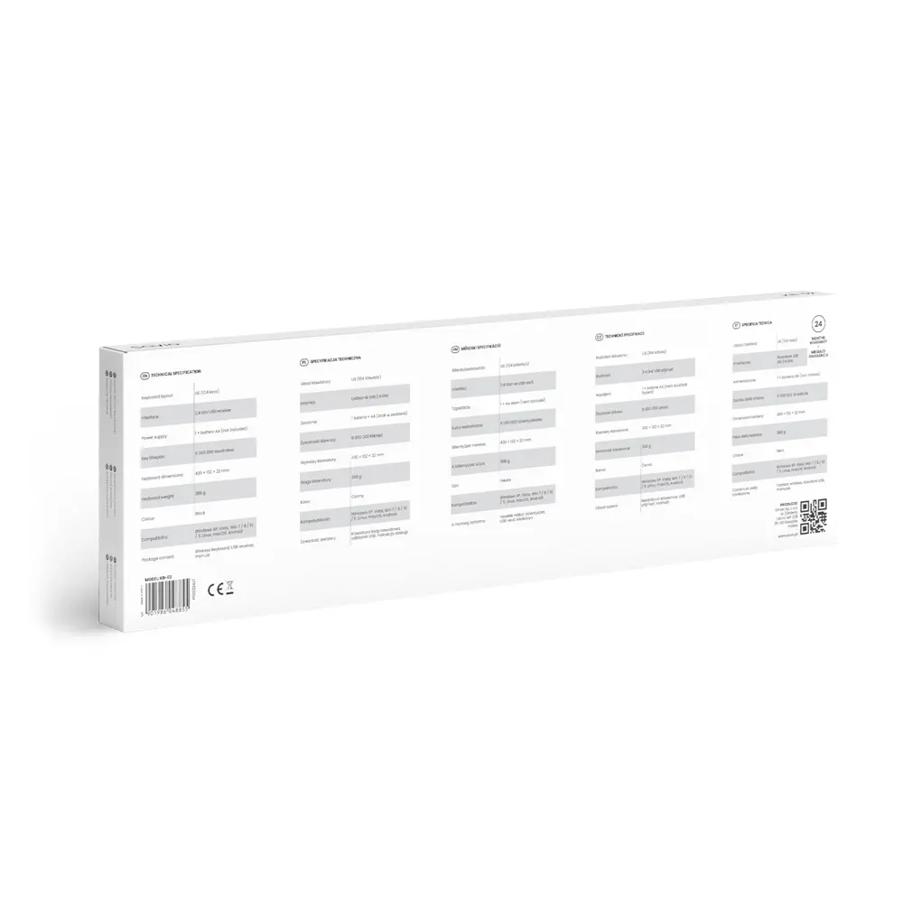 Klawiatura membranowa Savio KB-02 Czarny
