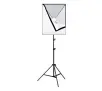 Lampa studyjna Puluz Softbox LED 50x70cm statyw żarówka LED 1szt