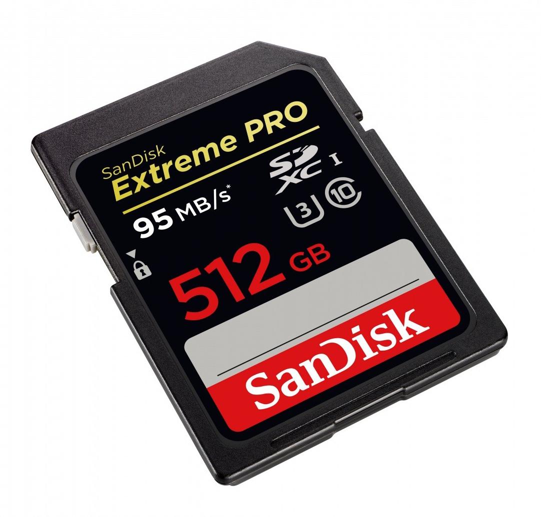 SanDisk Extreme Pro SDXC Class 10 U3/UHS-I 512GB