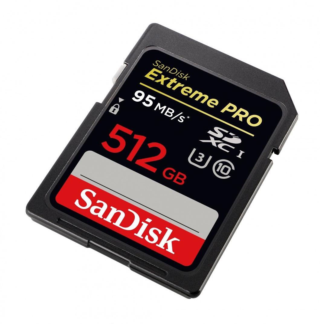 SanDisk Extreme Pro SDXC Class 10 U3/UHS-I 512GB