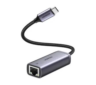 Karta sieciowa UGREEN CM483 USB-C do RJ45 Szary