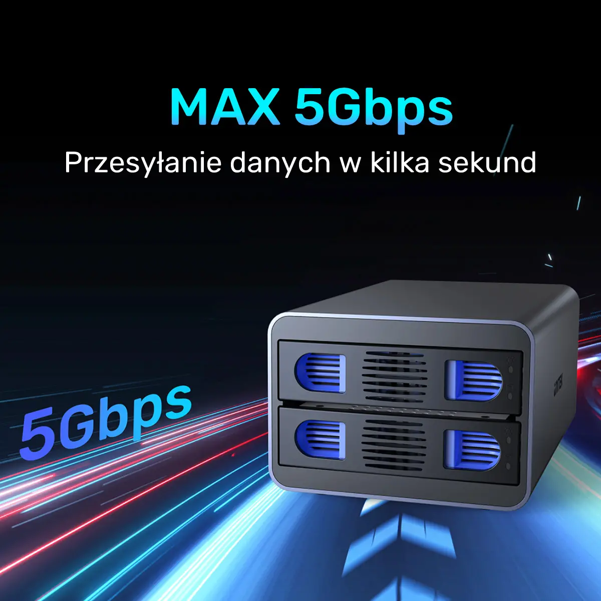 Kieszeń Unitek S1308A01-EU SATA 2,5"/3,5" SATA HDD/SSD Szary