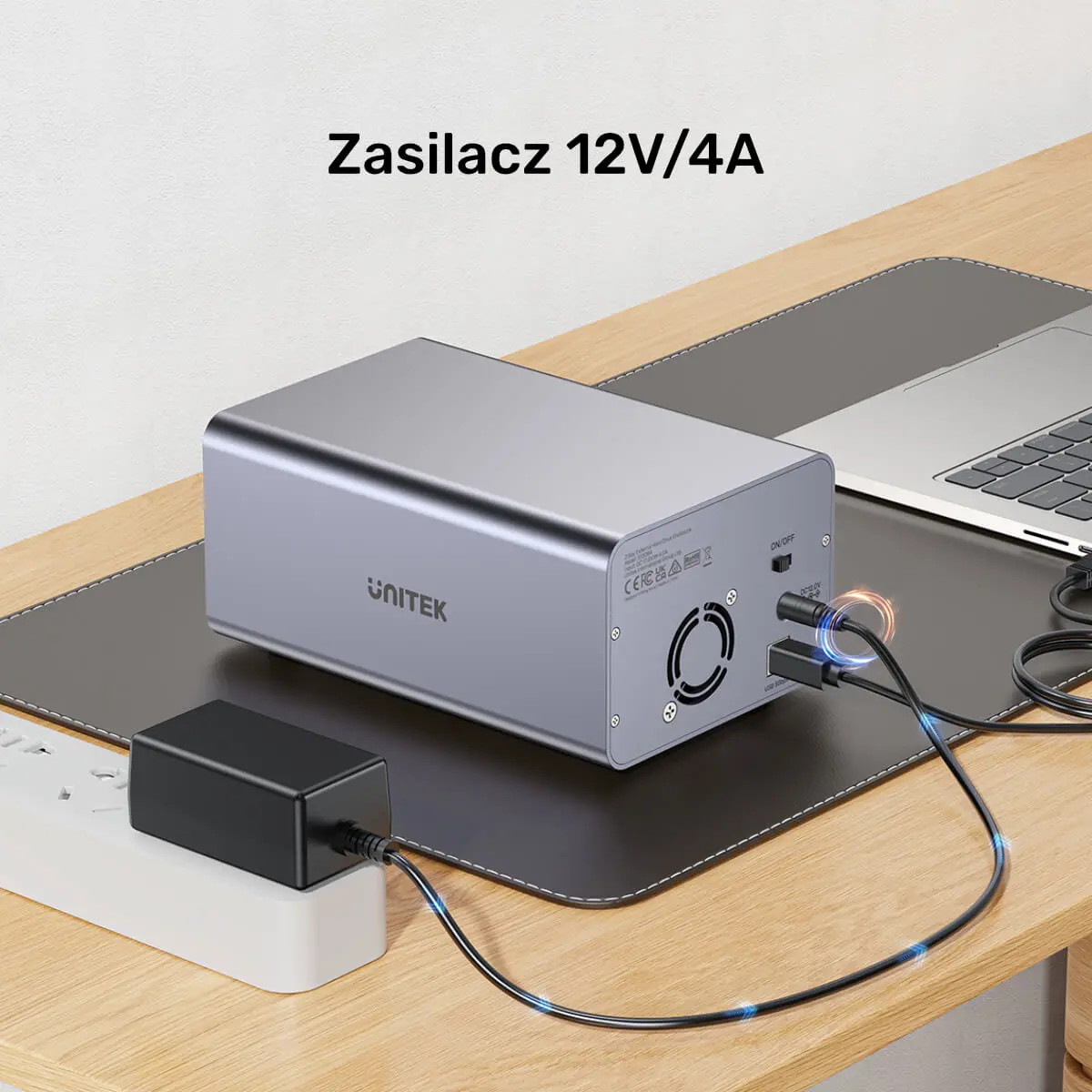 Kieszeń Unitek S1308A01-EU SATA 2,5"/3,5" SATA HDD/SSD Szary