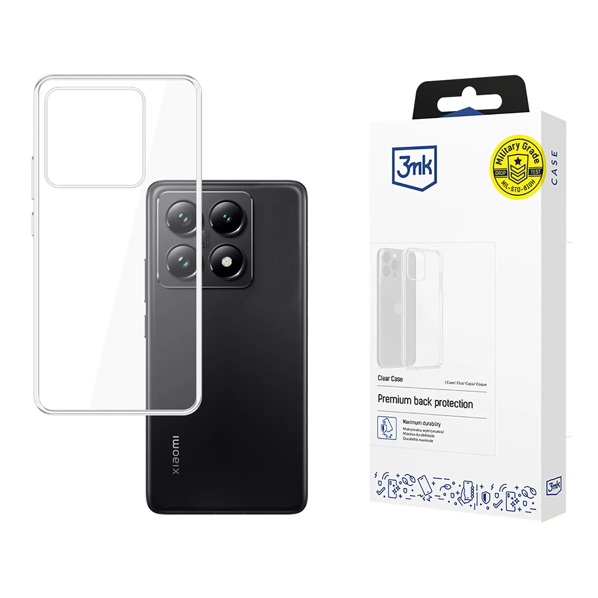 Etui 3mk Clear Case do Xiaomi 14T Pro Przezroczysty