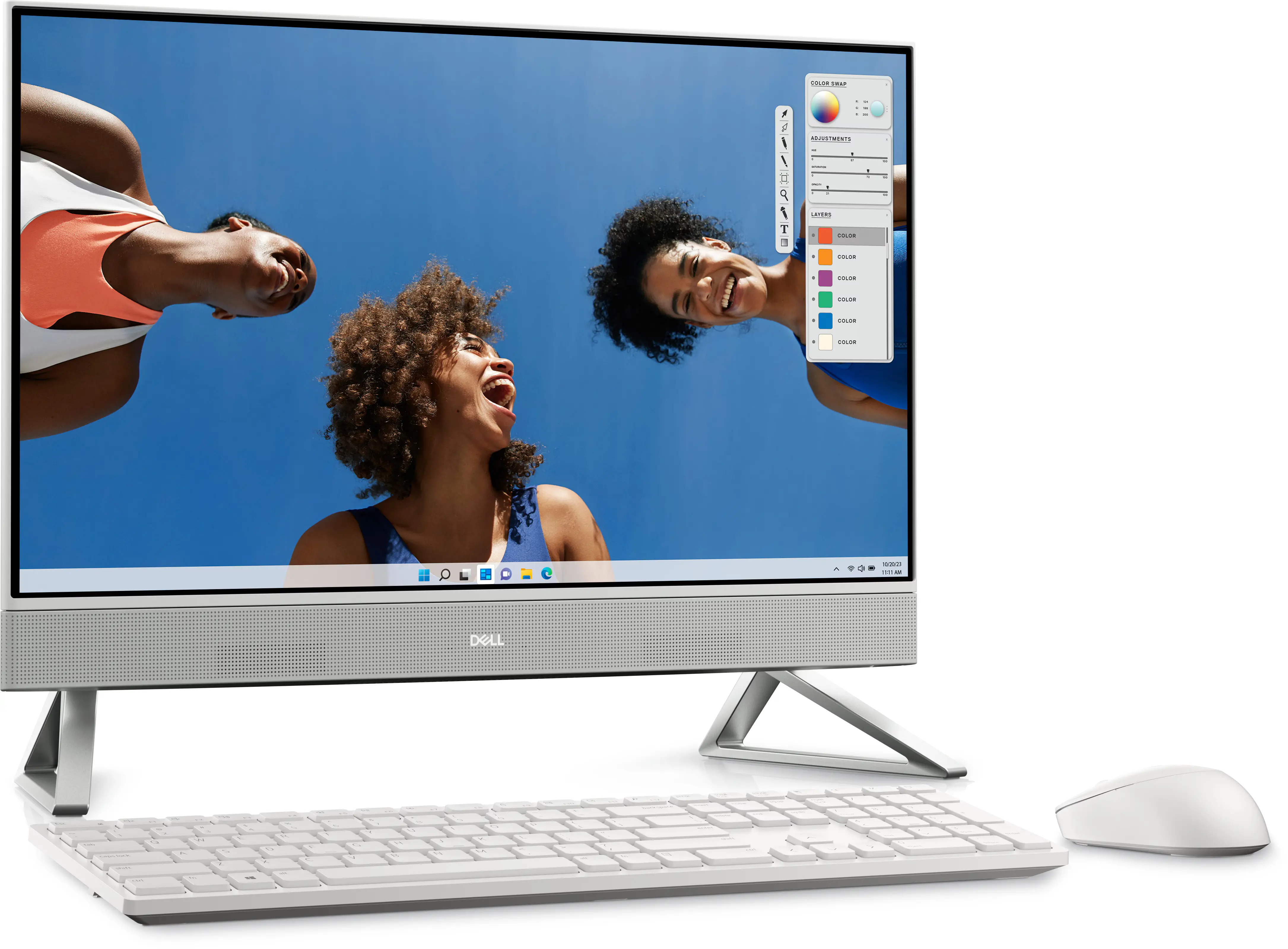 Komputer Dell Inspiron 24 AiO 5430-2376 Ultra 7 150U 23,8" 16GB RAM 1TB Dysk SSD Win11 Pro Biały