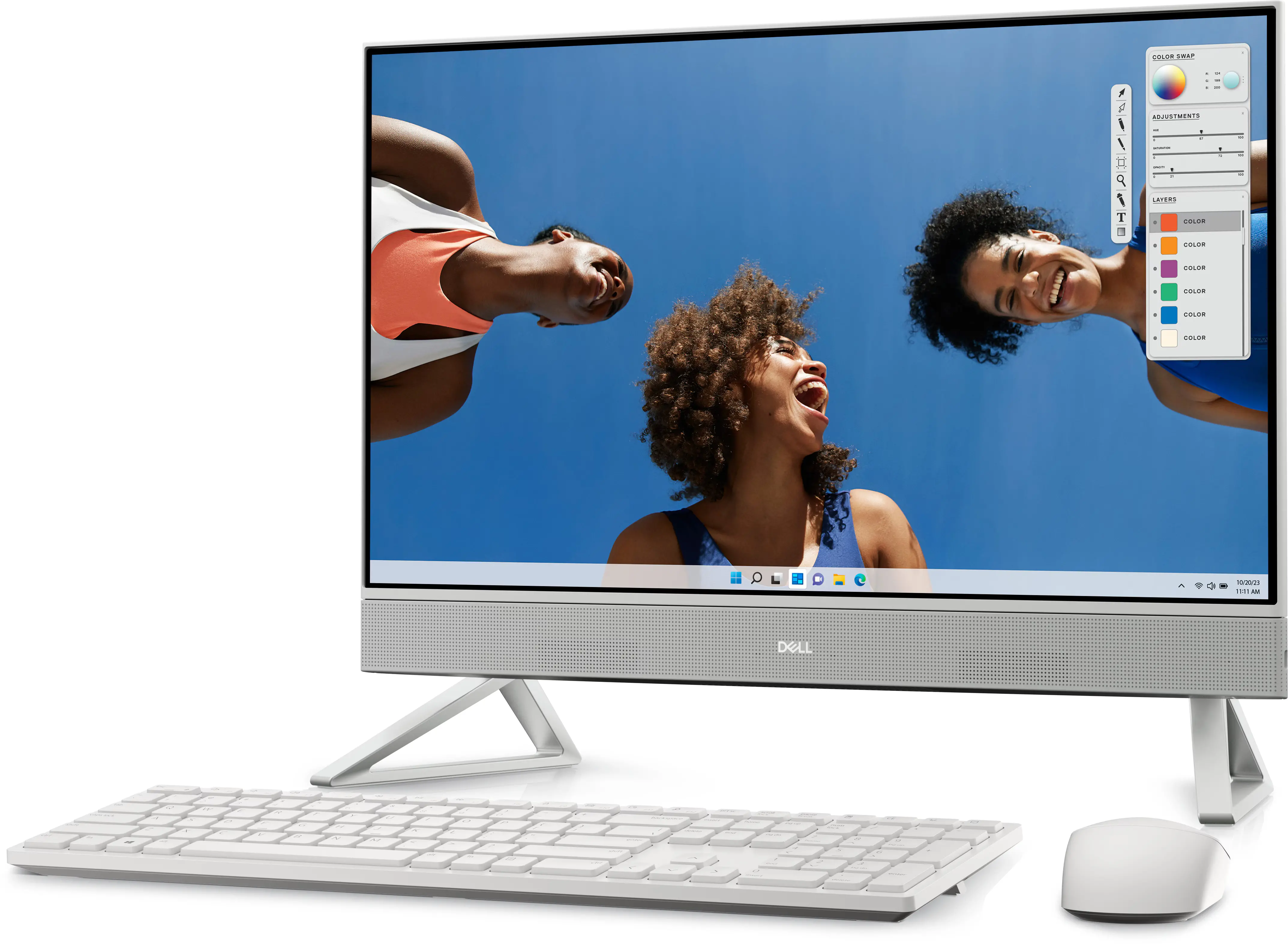 Komputer Dell Inspiron 24 AiO 5430-2376 Ultra 7 150U 23,8" 16GB RAM 1TB Dysk SSD Win11 Pro Biały
