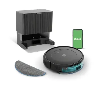 Robot sprzątający iRobot Roomba Combo Essential 2 Funkcja mopowania Stacja oczyszczająca 68dB Czarny