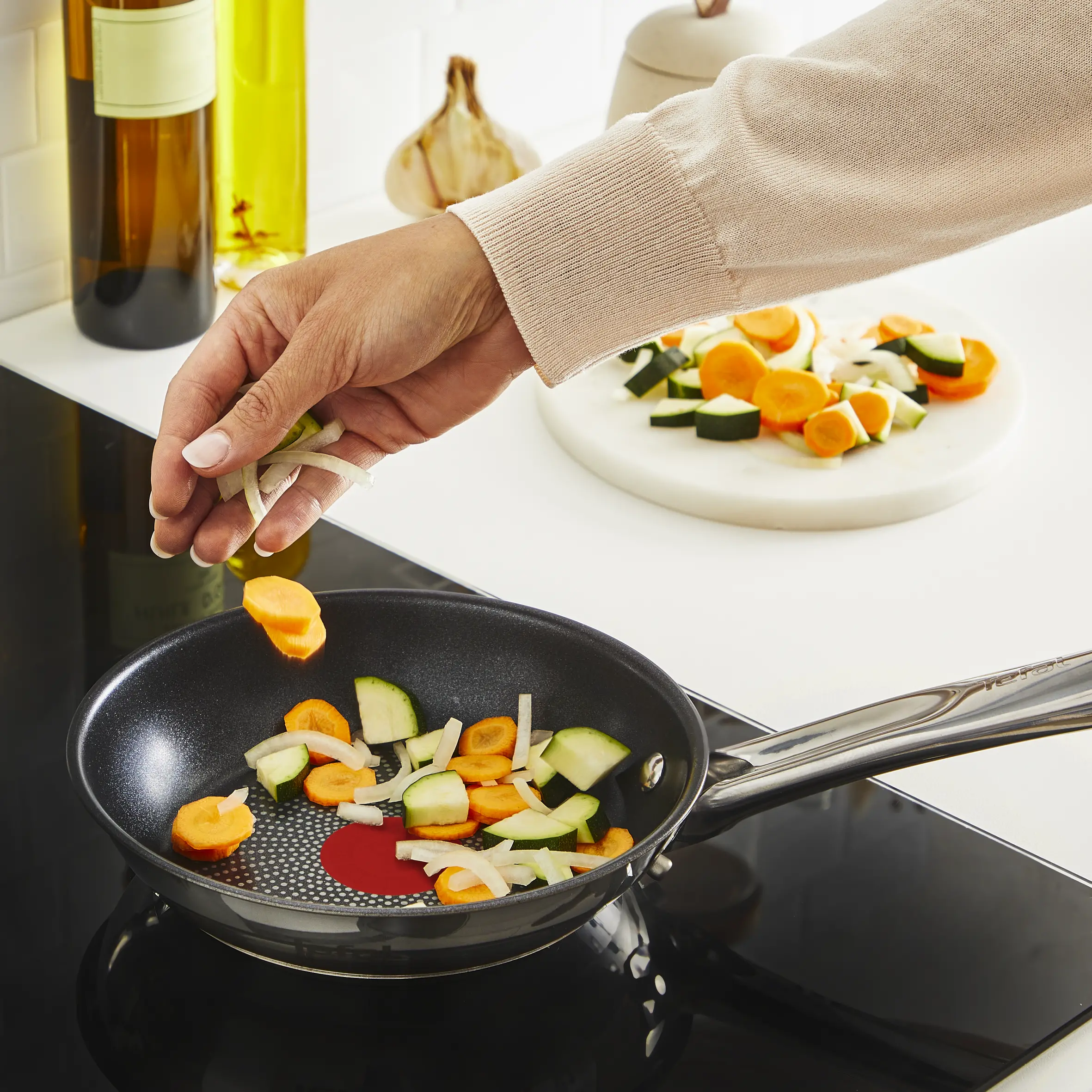 Patelnia Tefal Minis H8730155 Indukcja Nieprzywierająca 18cm