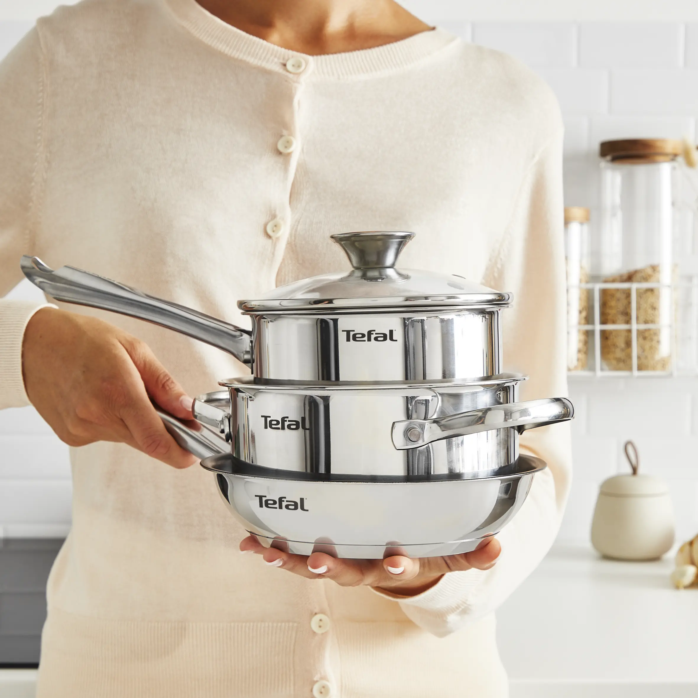 Patelnia Tefal Minis H8730155 Indukcja Nieprzywierająca 18cm