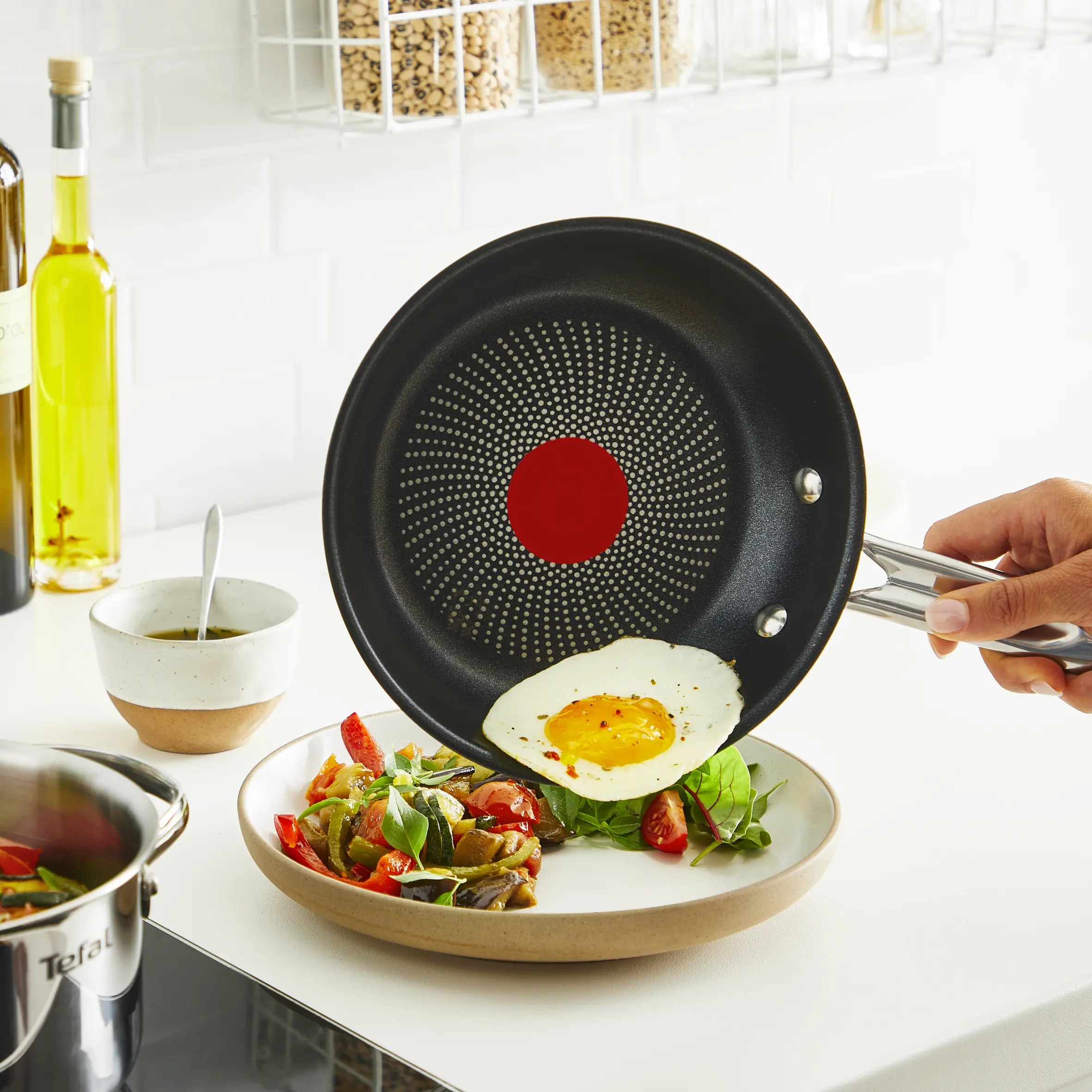 Patelnia Tefal Minis H8730155 Indukcja Nieprzywierająca 18cm