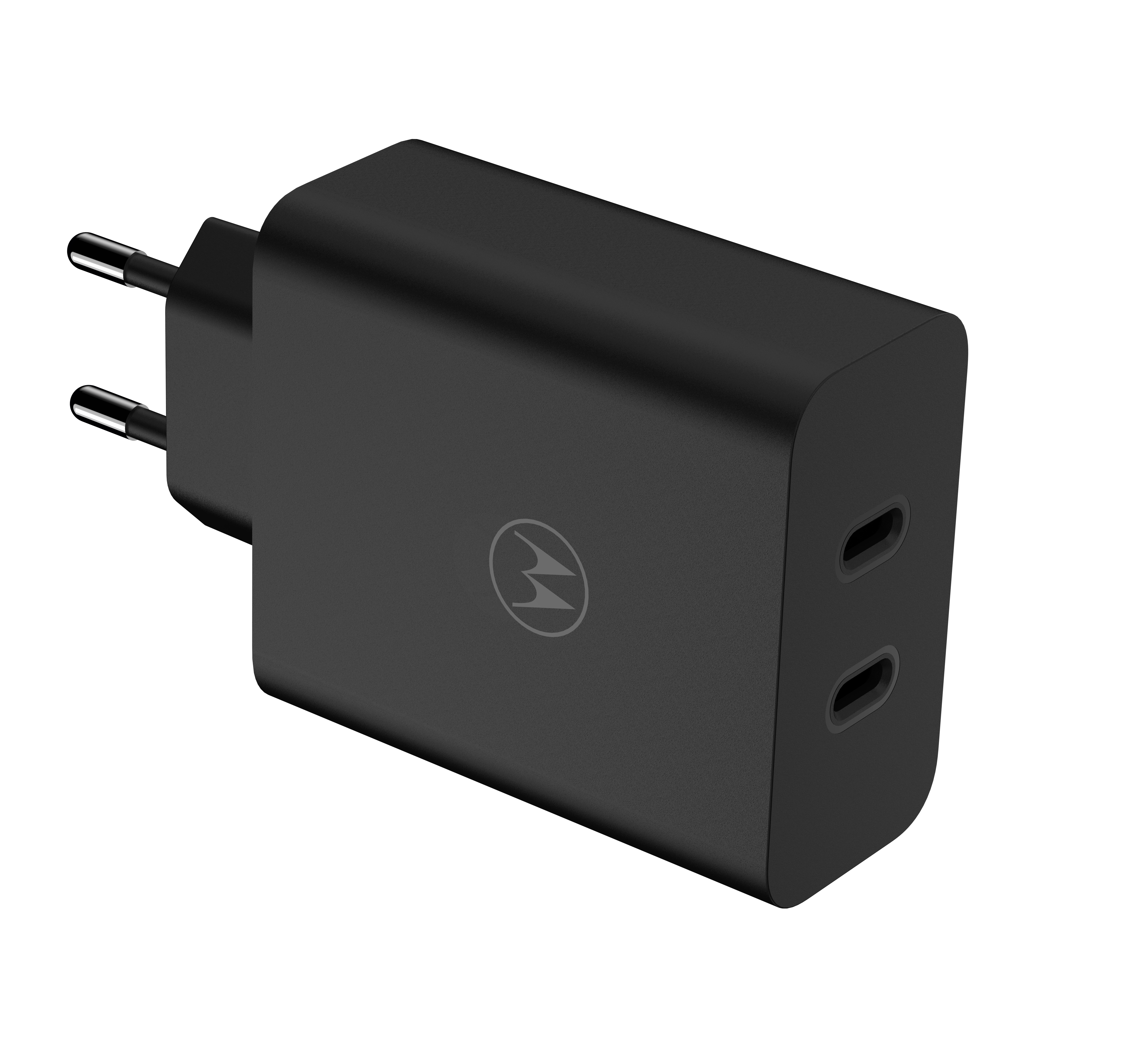 Ładowarka sieciowa Motorola TurboPower 2x USB-C 125W Czarny + kabel USB-C