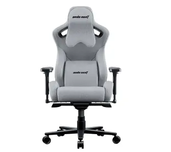 Fotel Anda Seat Kaiser 2 Pro XL Gamingowy do 200kg Tkanina Lniana Szary