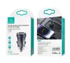 Ładowarka samochodowa USAMS USB+USB-C 45W Fast Charge Fioletowy