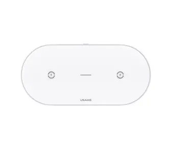 Ładowarka indukcyjna USAMS 10W Dual Biały