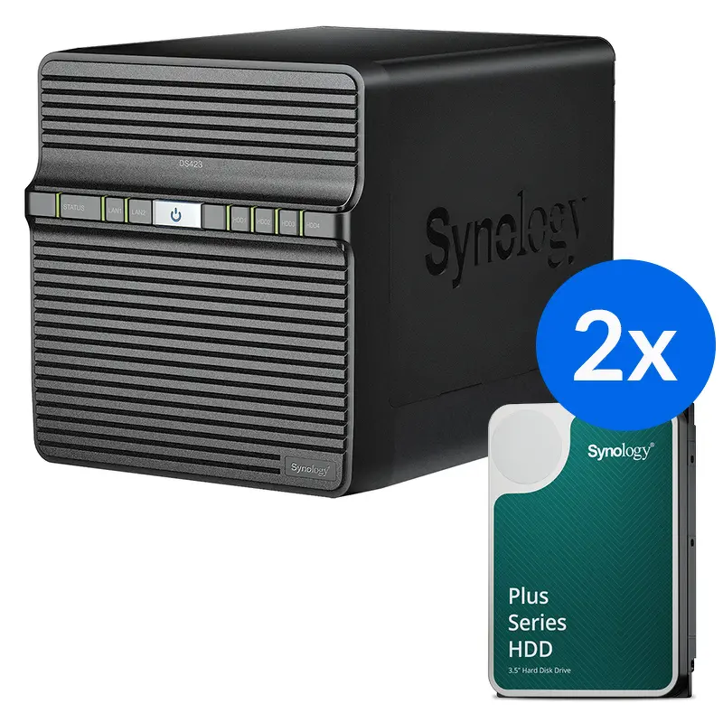 Serwer Synology DS423-16T-10-2 Czarny