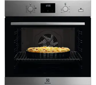 Piekarnik elektryczny parowy Electrolux 600 SteamBake EOD3F50TX Termoobieg Czarno-stalowy