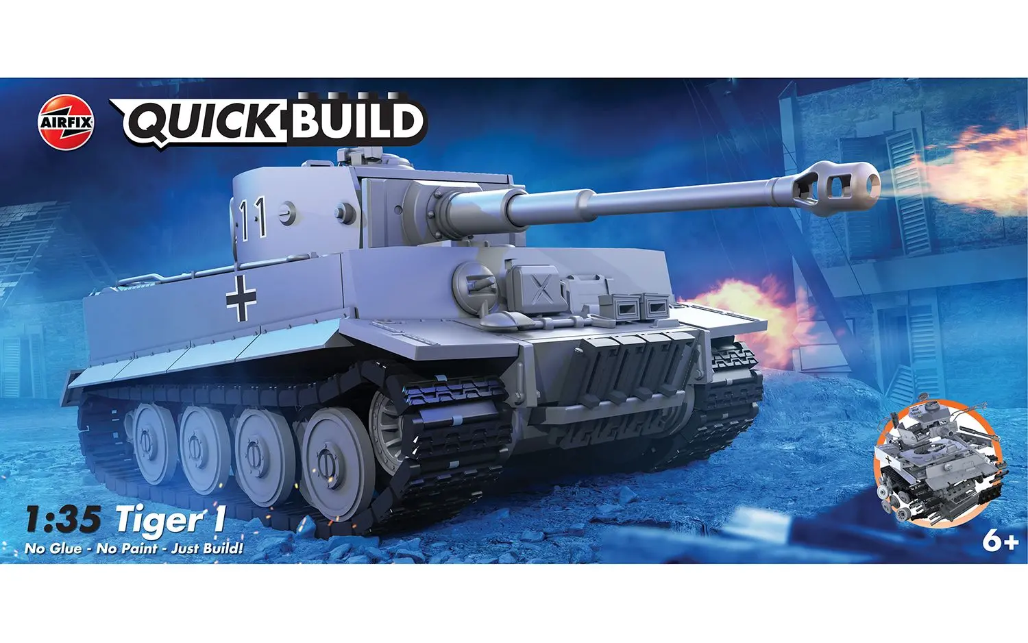 Model do składania Airfix J6041 Quickbuild - Tiger I