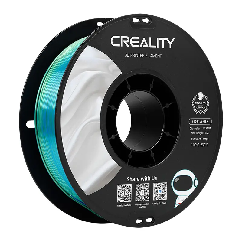 Filament Creality CR-Silk PLA 1,75mm Niebiesko-zielony