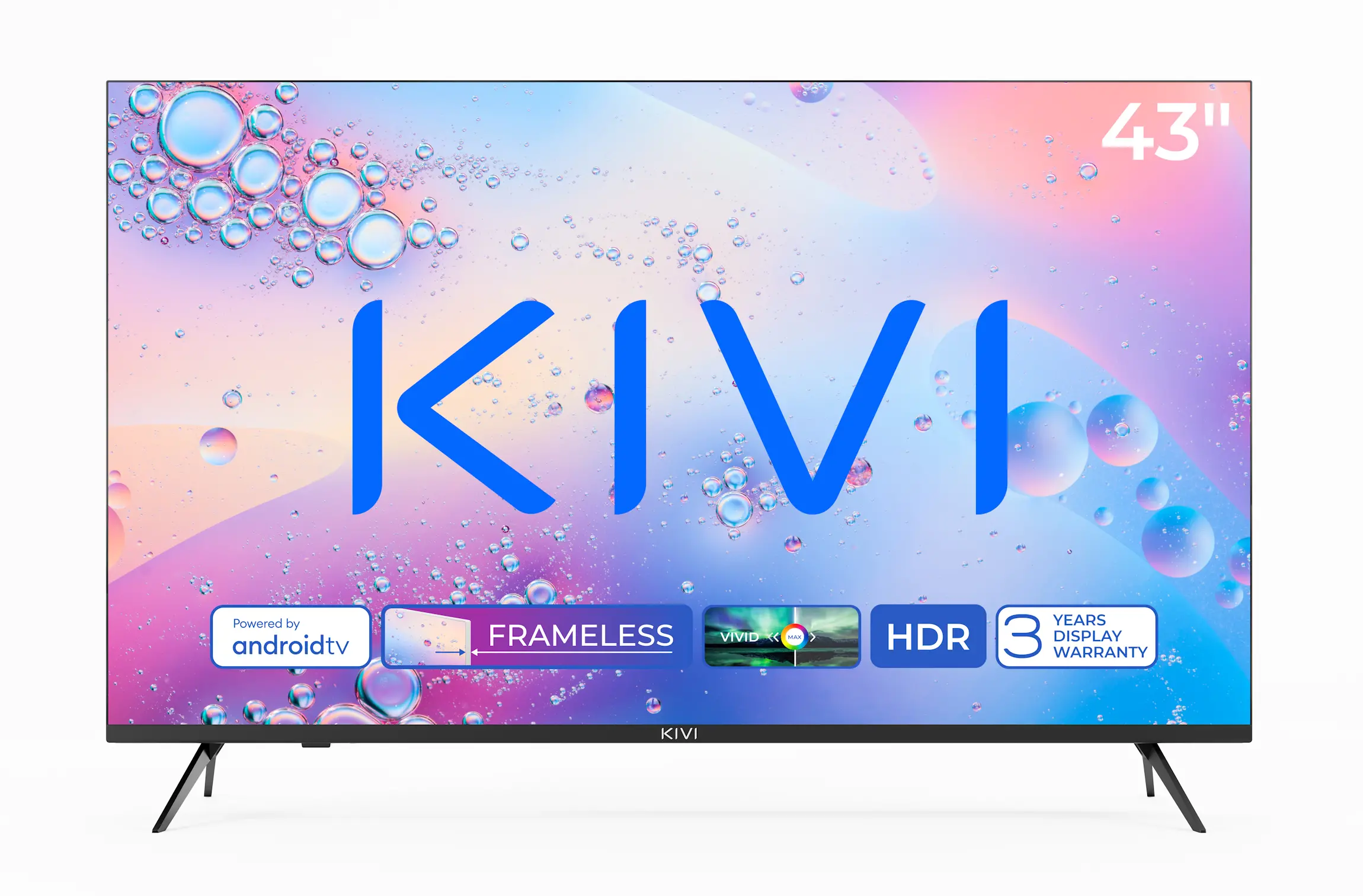 Telewizor KIVI 43U760QB 43" LED 4K Android TV DVB-T2