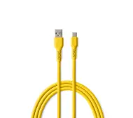 Colorum USB-A do USB-C 3A CK60 1,8m Żółty