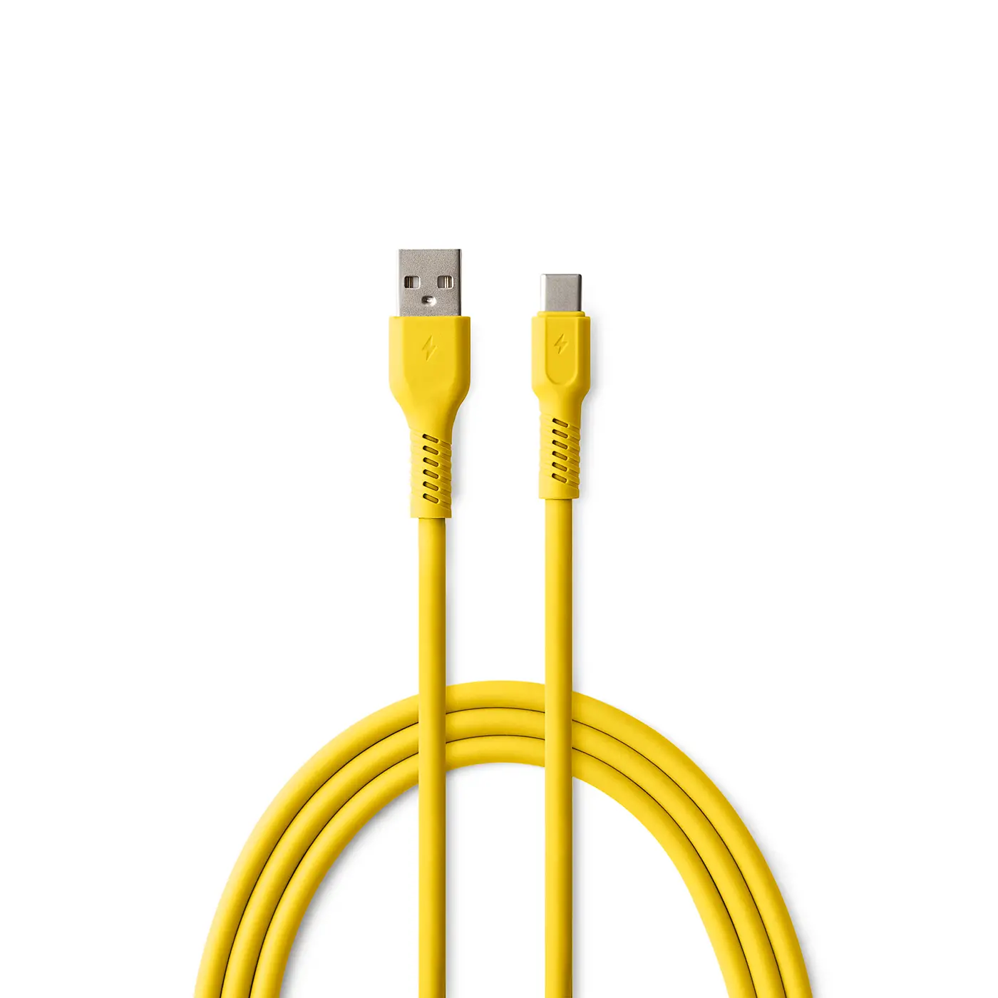 Kabel Colorum USB-A do USB-C 3A CK60 1,8m Żółty