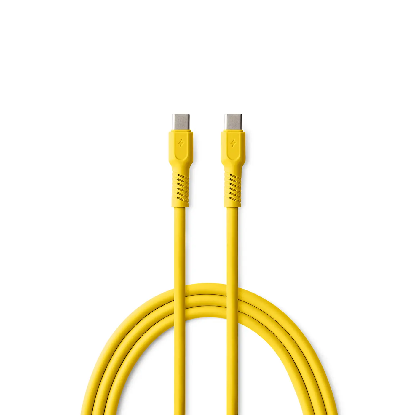 Kabel Colorum USB-C do USB-C 3A CK60 1,8m Żółty