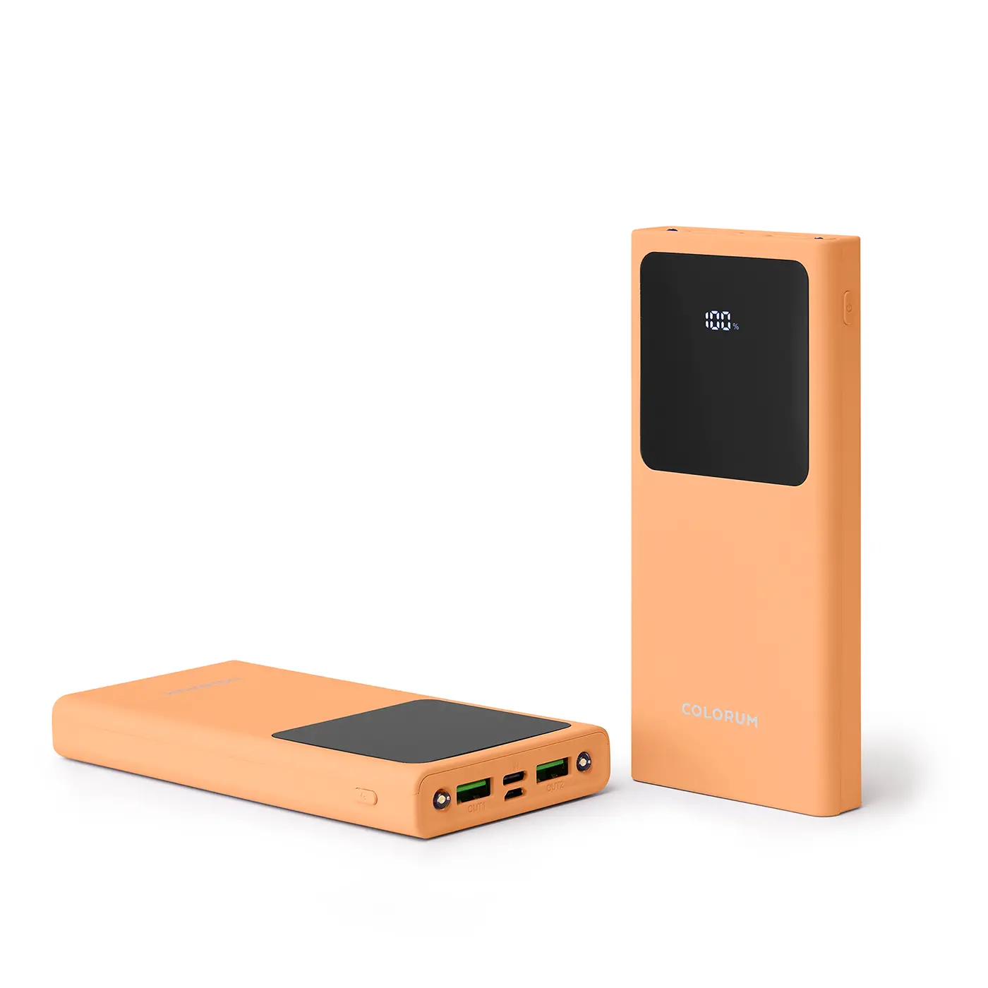 Powerbank Colorum CPB10-02 Fuzz 10000mAh 22,5W Żółty Brzoskwiniowy