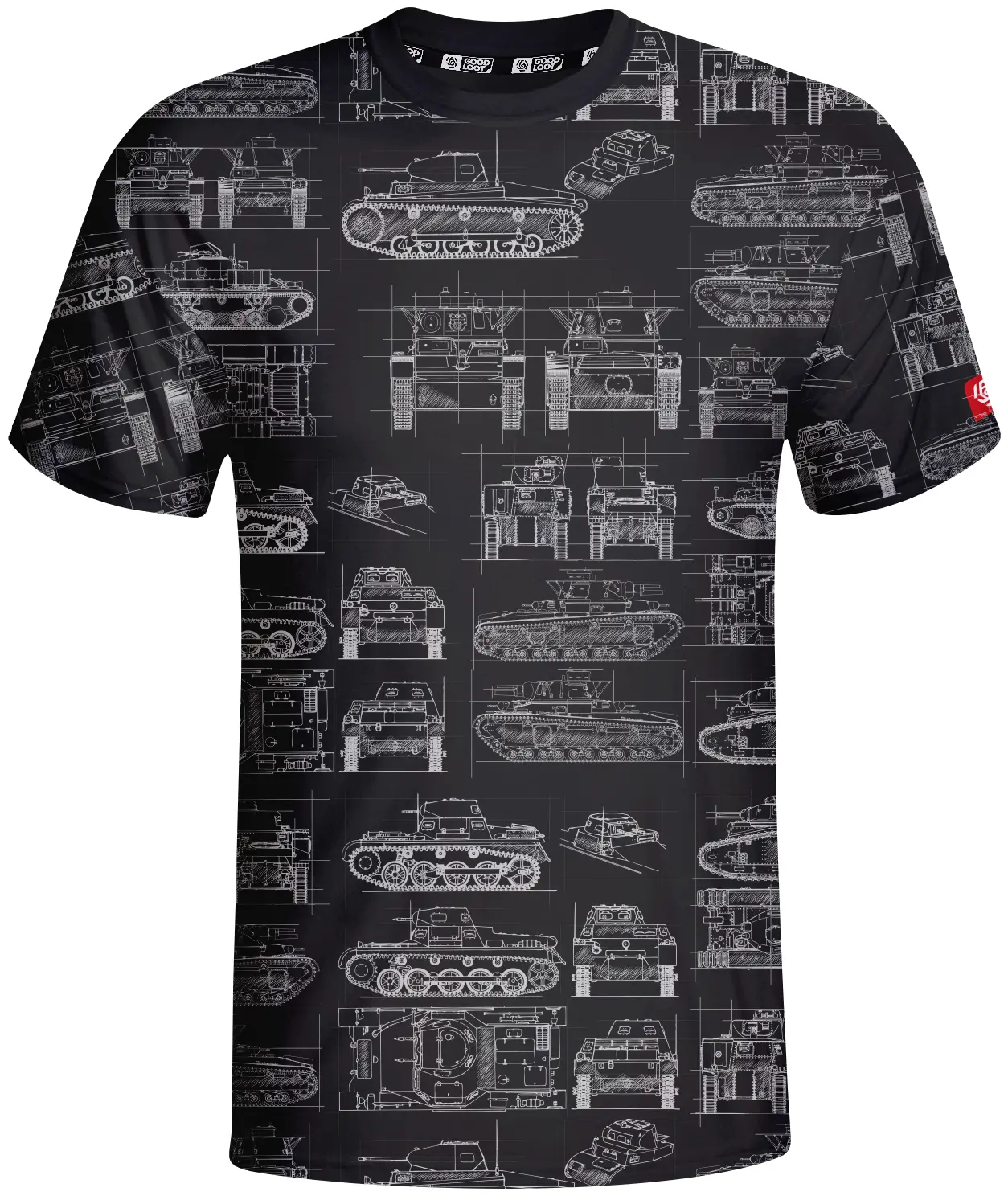 Koszulka Good Loot World of Tanks 10th Anniversary AoP T-shirt S