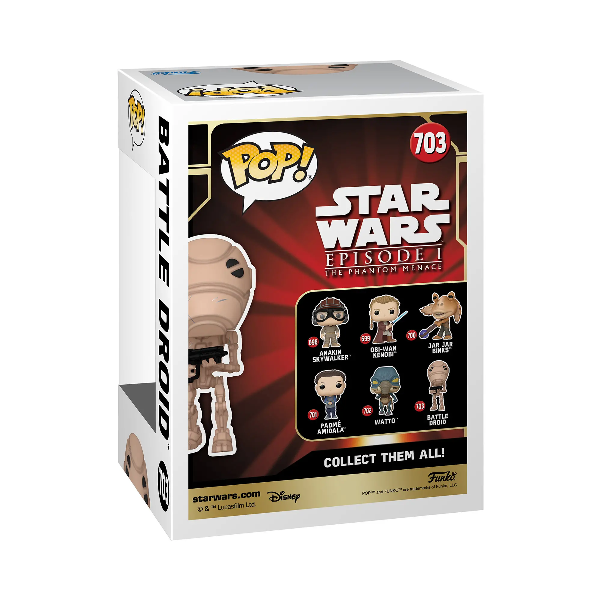 Figurka Funko Pop Star Wars The Phantom Menace 25th Battle Droid