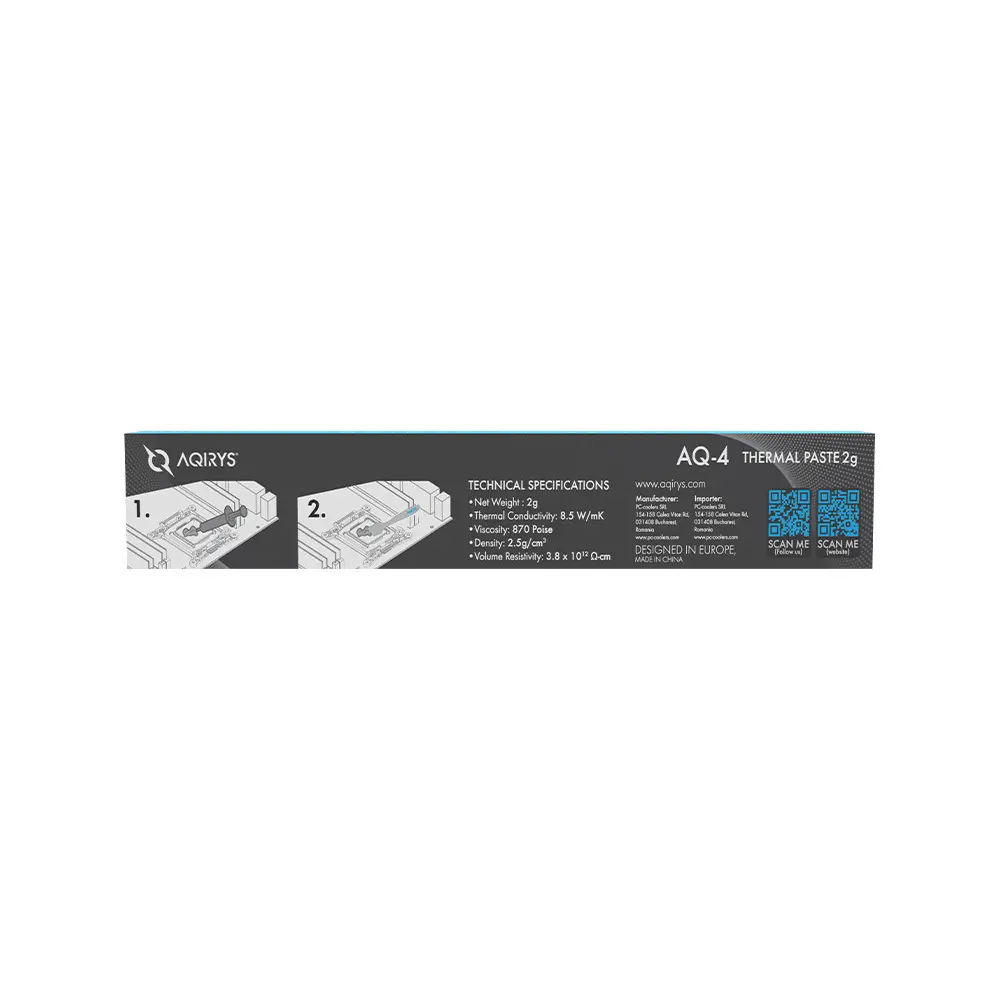 Pasta termoprzewodząca Aqirys AQ-4 2g
